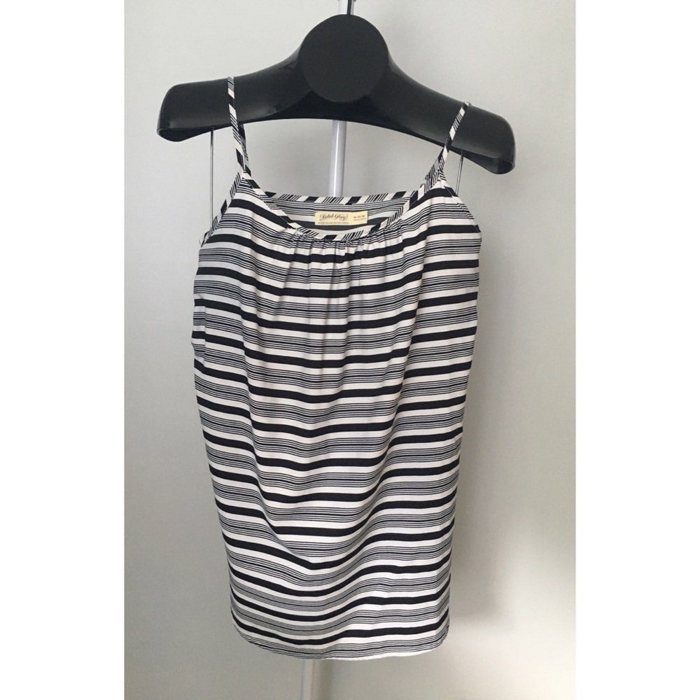 Black and White Striped Tank